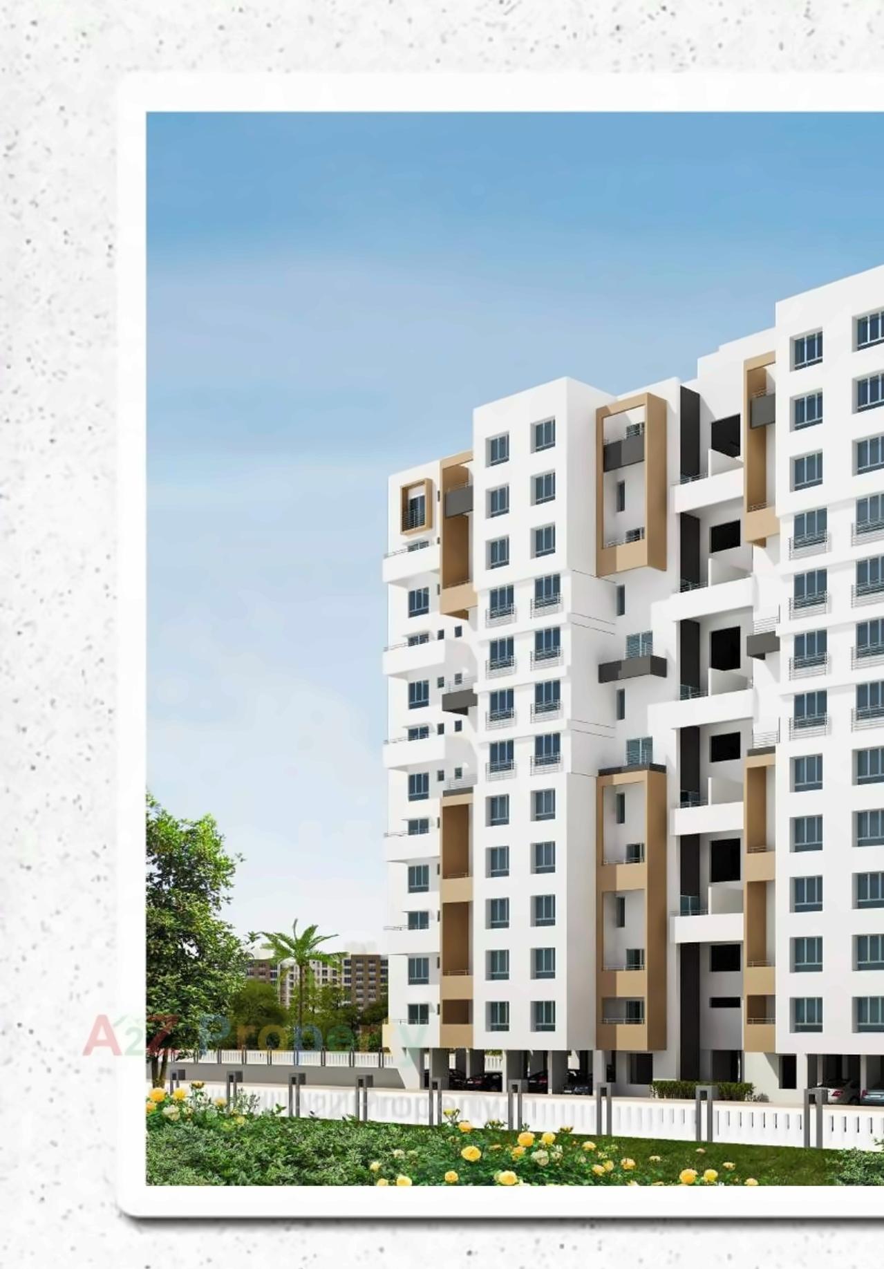 3D Elevation of real estate project Kohinoor Begonia located at Varale, Pune, Maharashtra