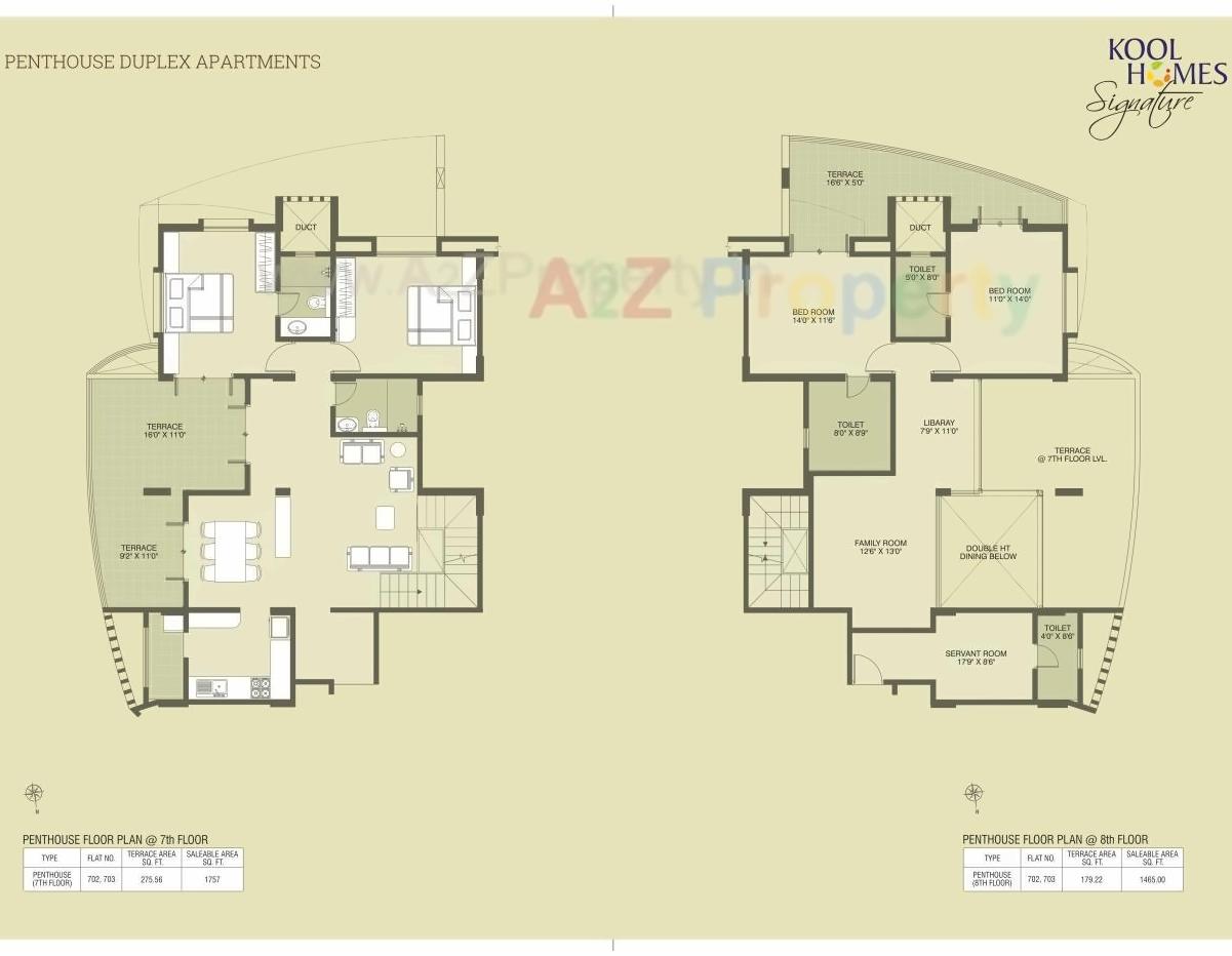 Layout of real estate project Kool Homes Signature located at Undri, Pune, Maharashtra