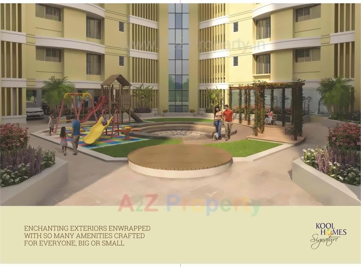 3D Elevation of real estate project Kool Homes Signature located at Undri, Pune, Maharashtra