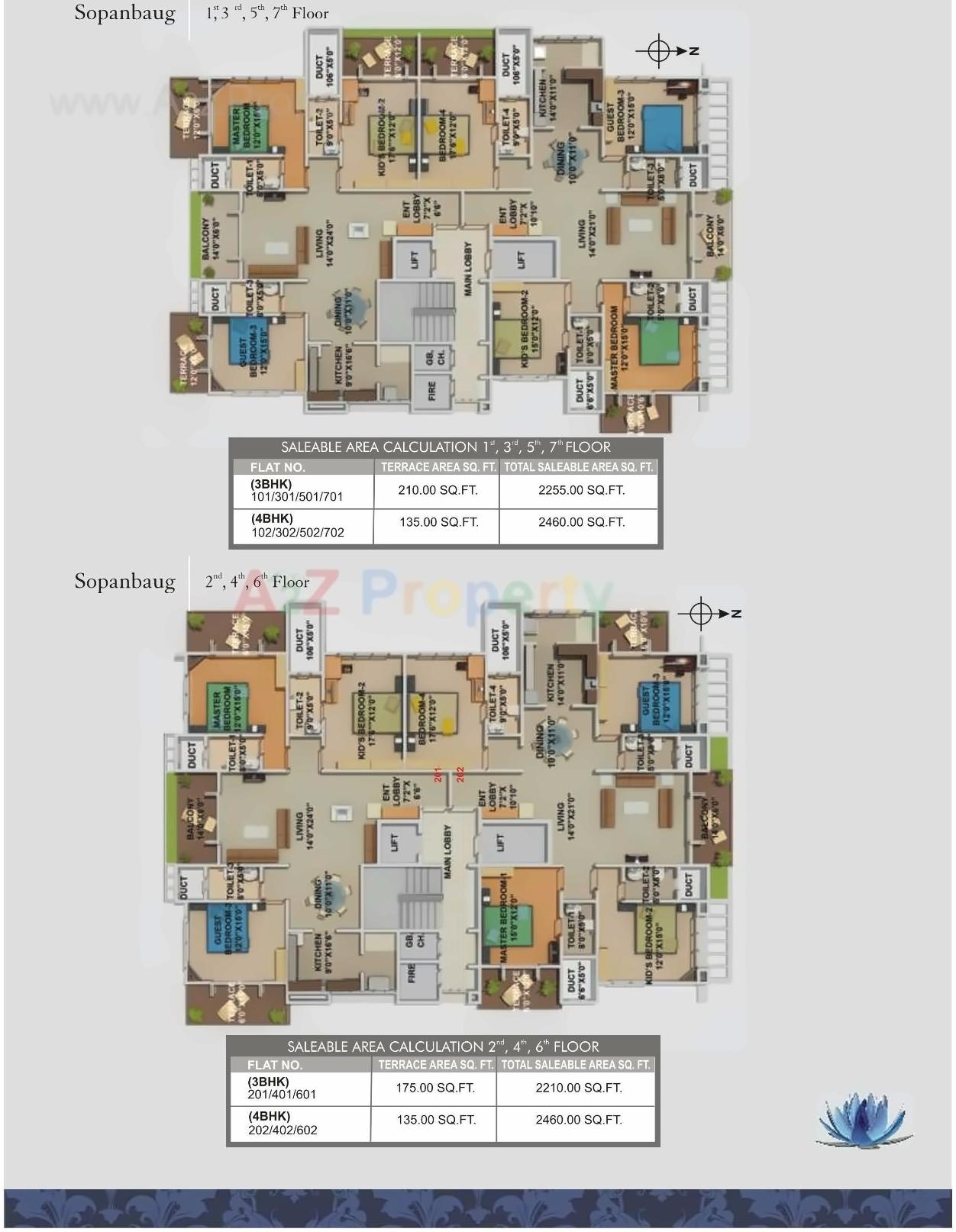 Layout of real estate project Koolhomes Blue Lotus located at Pune-cb, Pune, Maharashtra