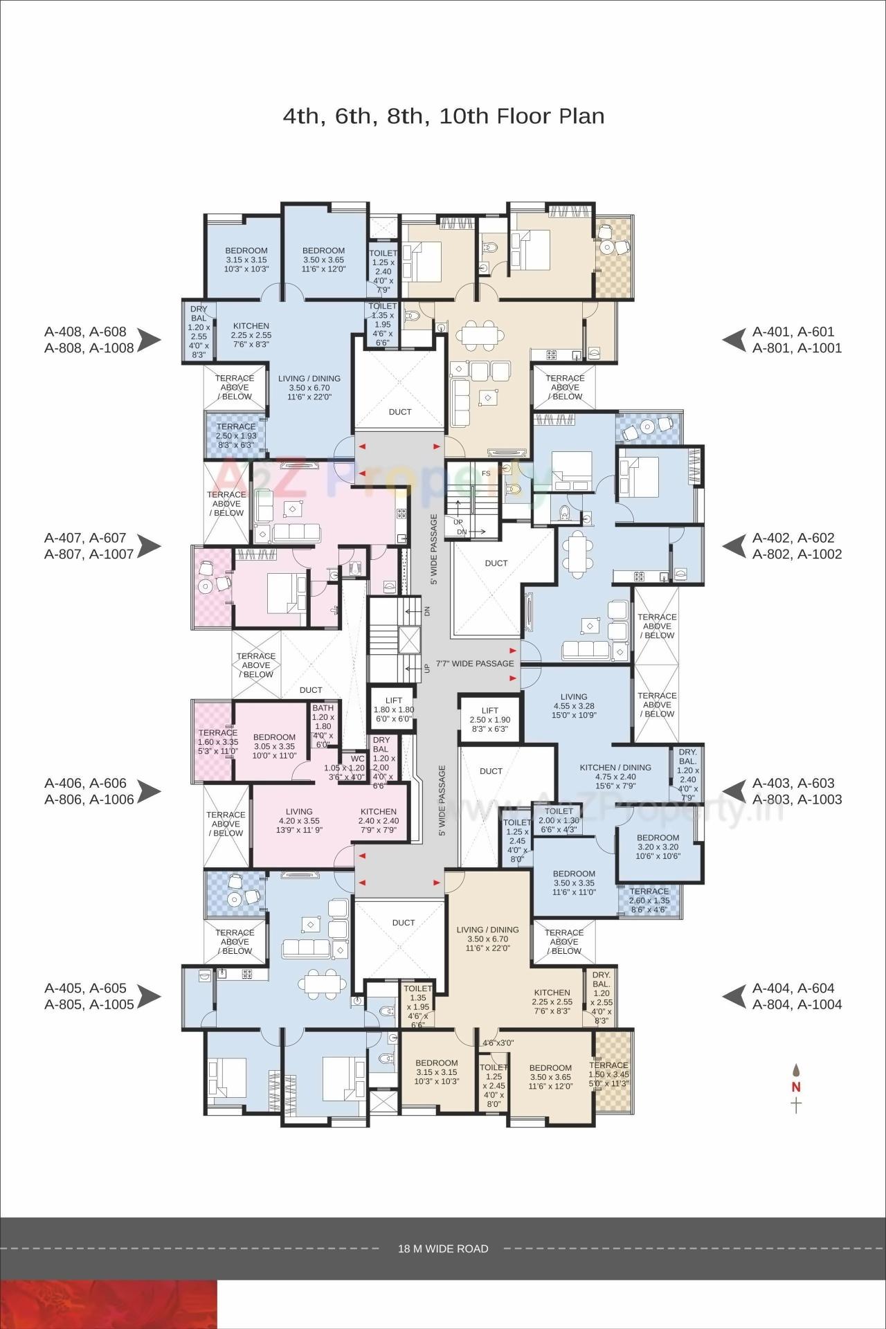 Layout of real estate project Krushnai Impirio located at Pimpri-chinchawad-m-corp, Pune, Maharashtra