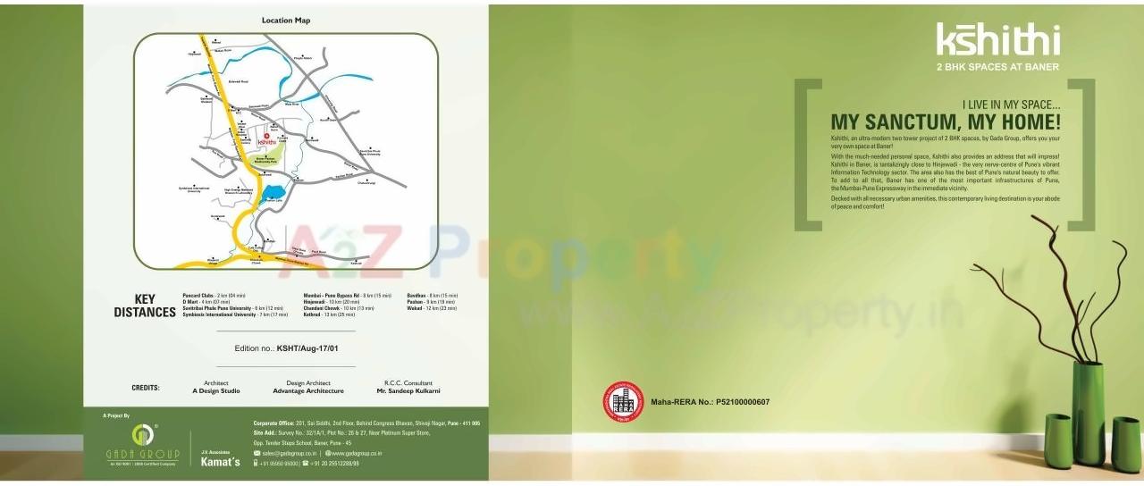  of real estate project Kshithi located at Baner, Pune, Maharashtra