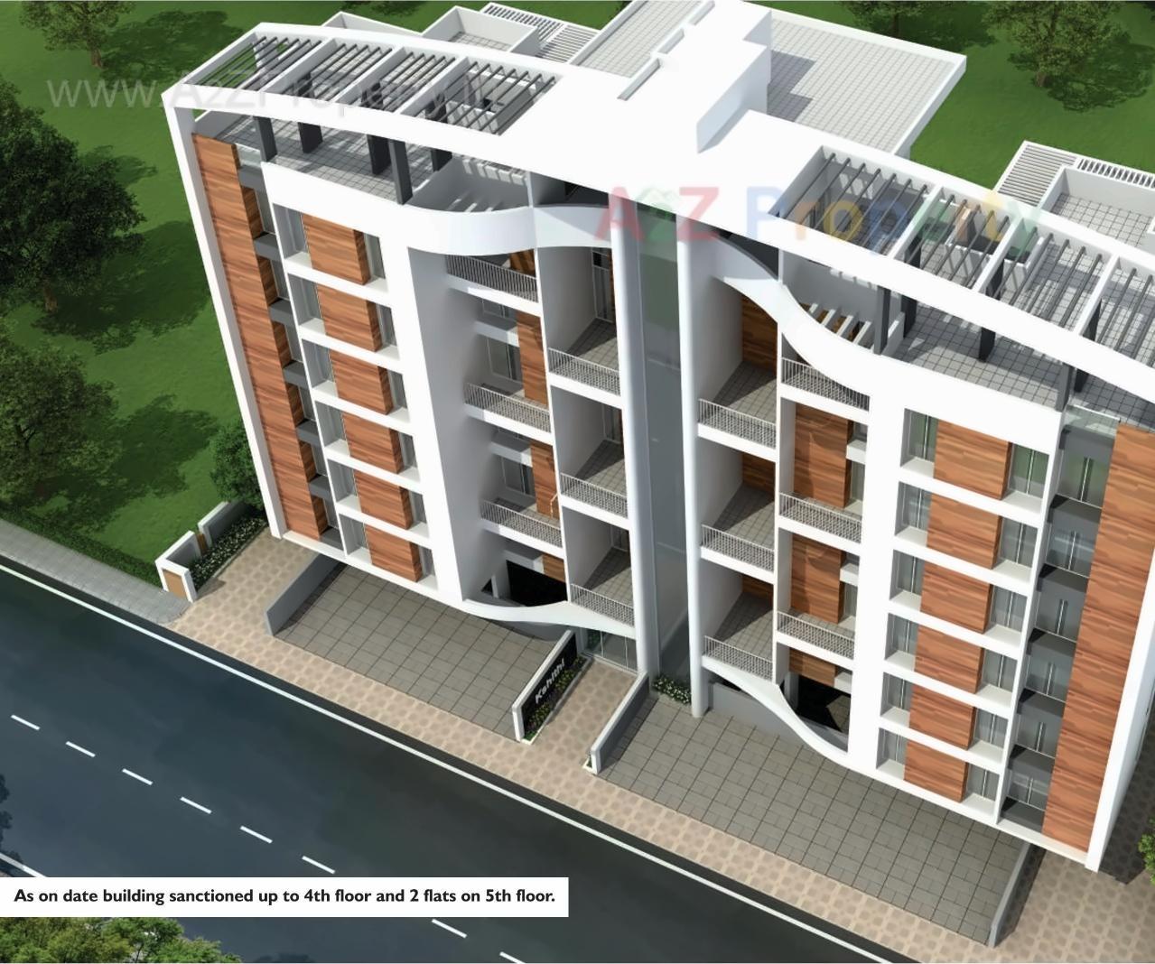 3D Elevation of real estate project Kshithi located at Baner, Pune, Maharashtra