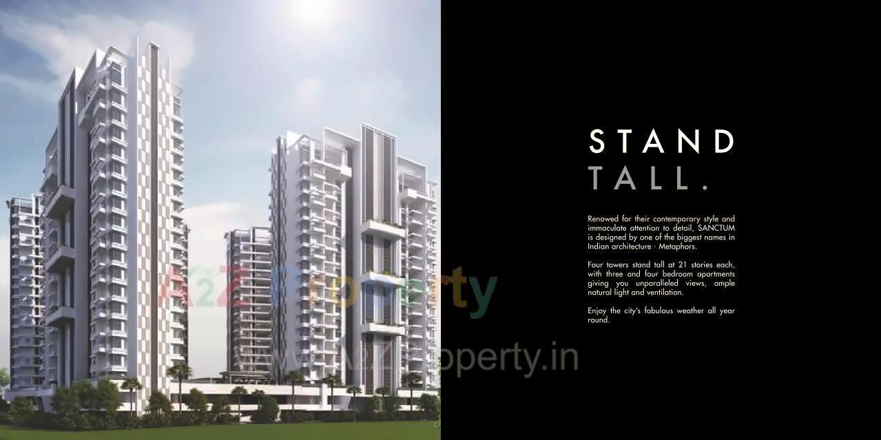 3D Elevation of real estate project Kumar Sanctum located at Pashan, Pune, Maharashtra