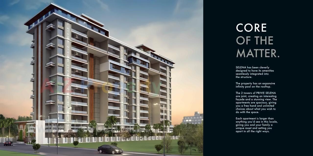 3D Elevation of real estate project Kumar Selena located at Pashan, Pune, Maharashtra