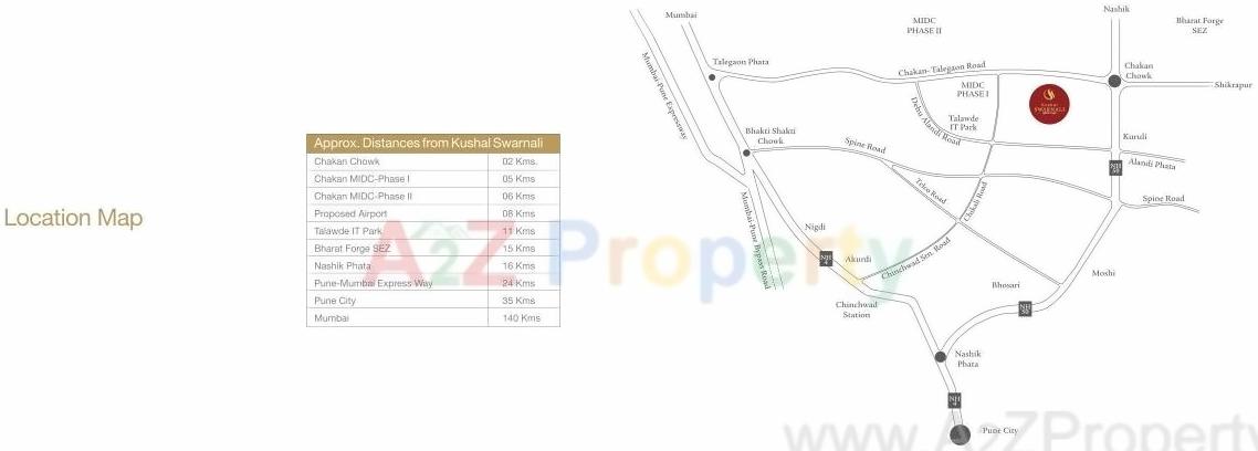  of real estate project Kushal Swarnali located at Kharabwadi-ct, Pune, Maharashtra