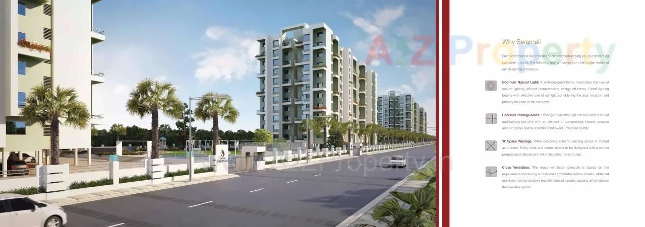 3D Elevation of real estate project Kushal Swarnali located at Kharabwadi-ct, Pune, Maharashtra