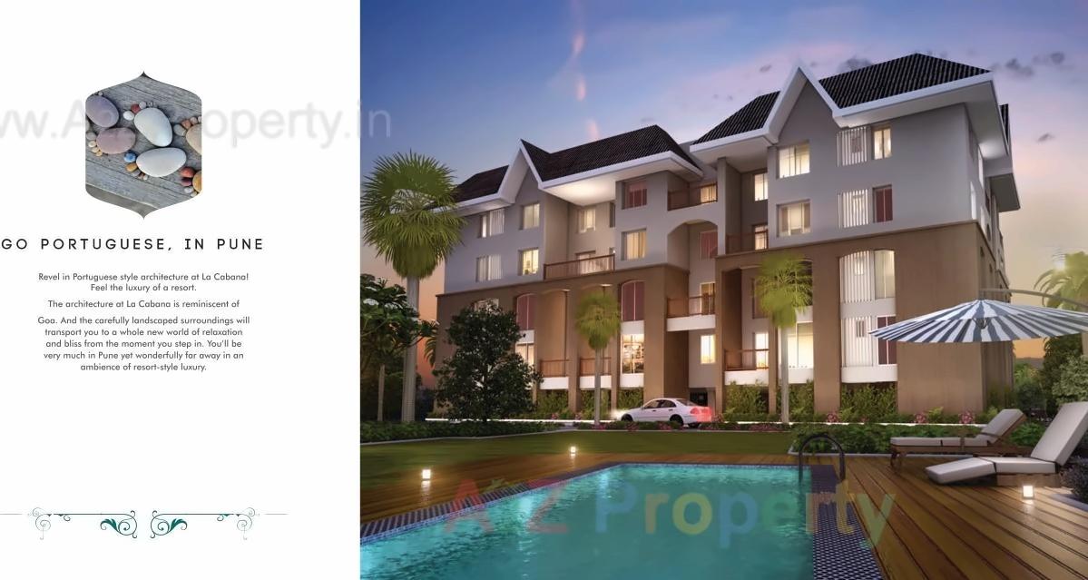 3D Elevation of real estate project La Cabana located at Sus, Pune, Maharashtra