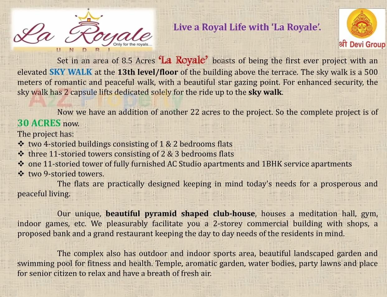 Image 16596 3 of real estate project La Royale located at Undri, Pune, Maharashtra