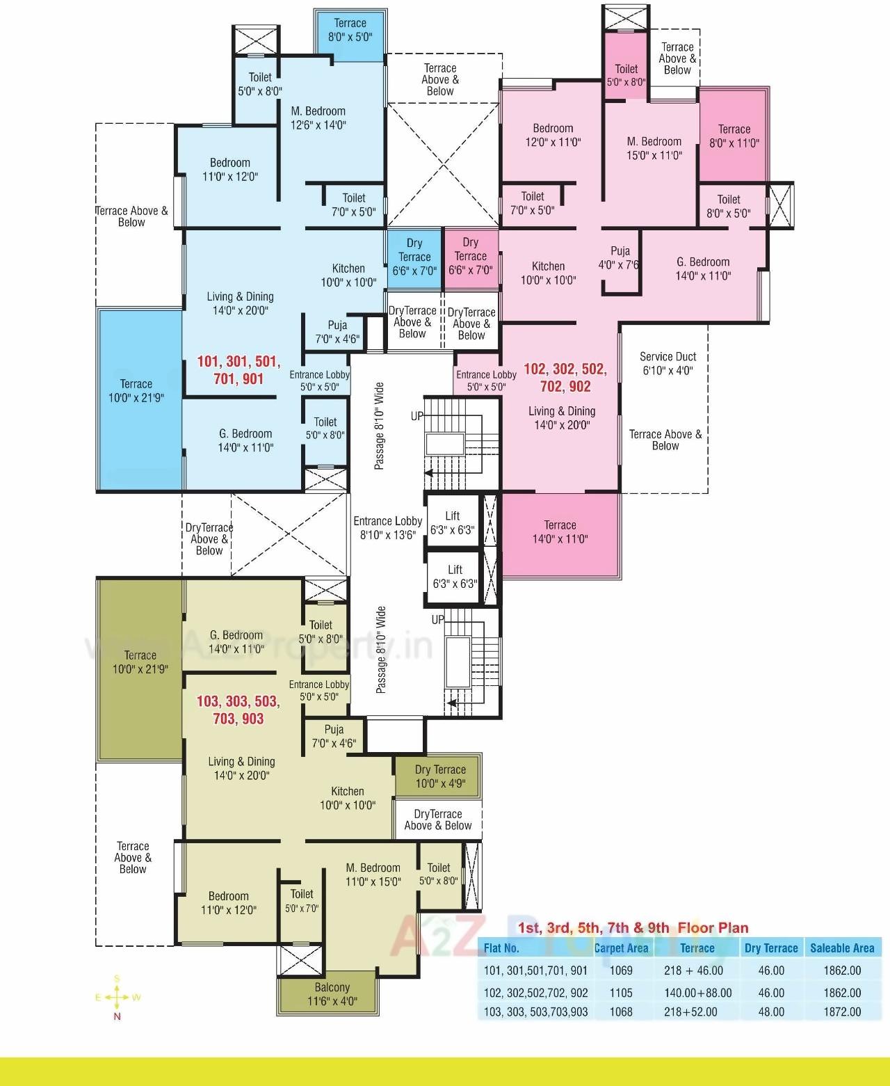 Layout of real estate project Lali Residency located at Pune-m-corp, Pune, Maharashtra