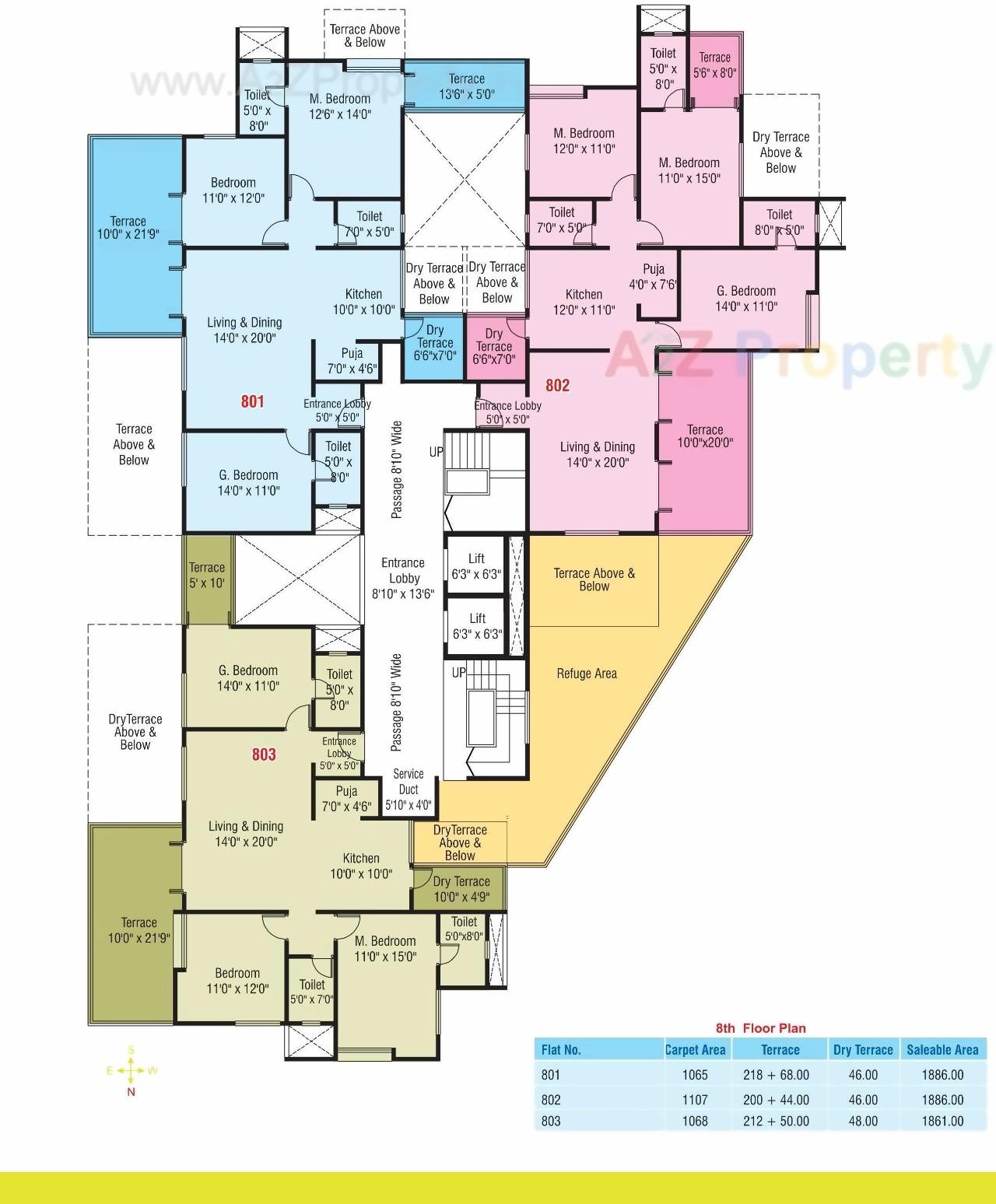 Layout of real estate project Lali Residency located at Pune-m-corp, Pune, Maharashtra