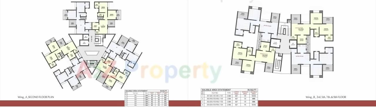Layout of real estate project Lamelosa located at Wakad, Pune, Maharashtra