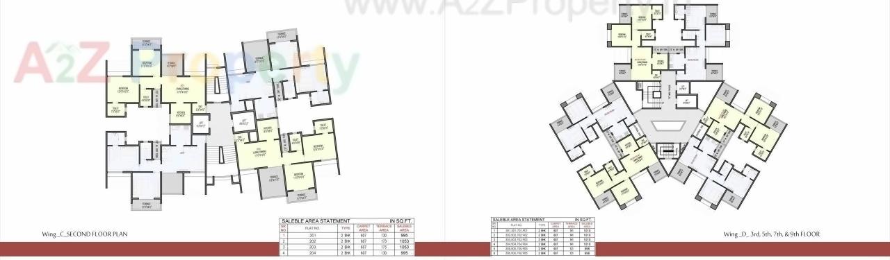 Layout of real estate project Lamelosa located at Wakad, Pune, Maharashtra