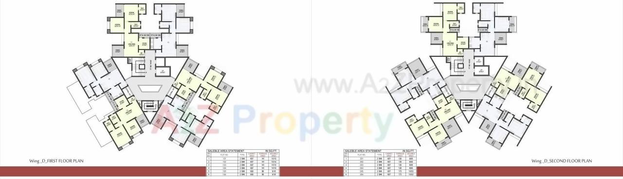 Layout of real estate project Lamelosa located at Wakad, Pune, Maharashtra