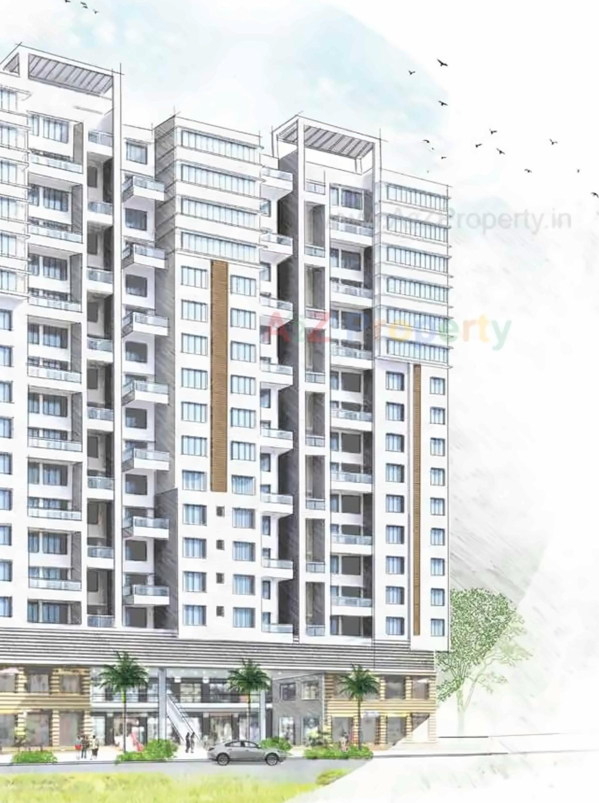 3D Elevation of real estate project Laventana located at Pune-m-corp, Pune, Maharashtra