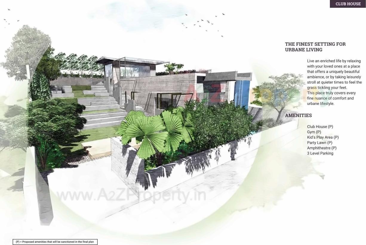 3D Elevation of real estate project Laventana located at Pune-m-corp, Pune, Maharashtra