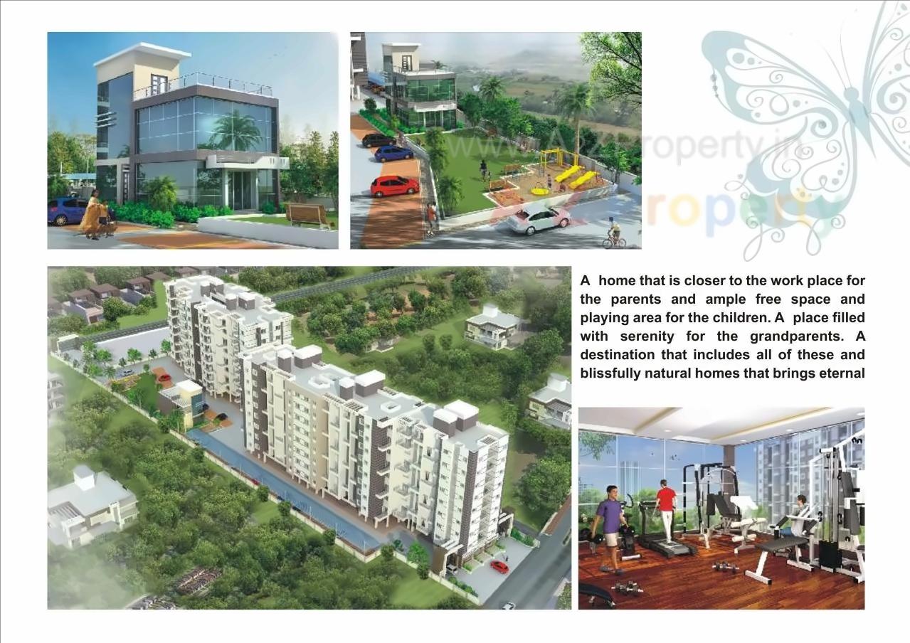 3D Elevation of real estate project Laxmisatyam Residency located at Dhanori, Pune, Maharashtra