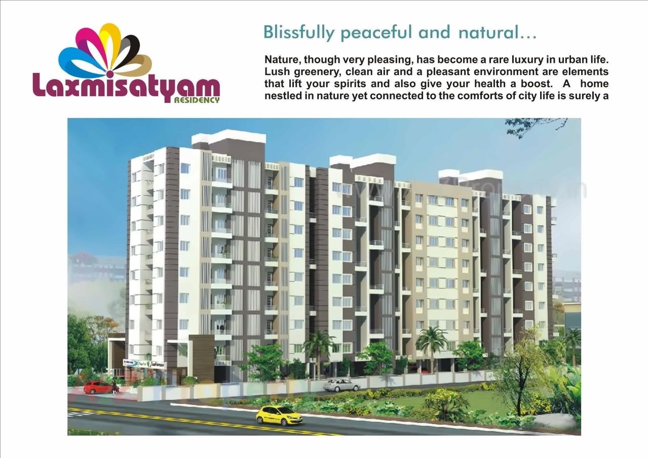 3D Elevation of real estate project Laxmisatyam Residency located at Dhanori, Pune, Maharashtra