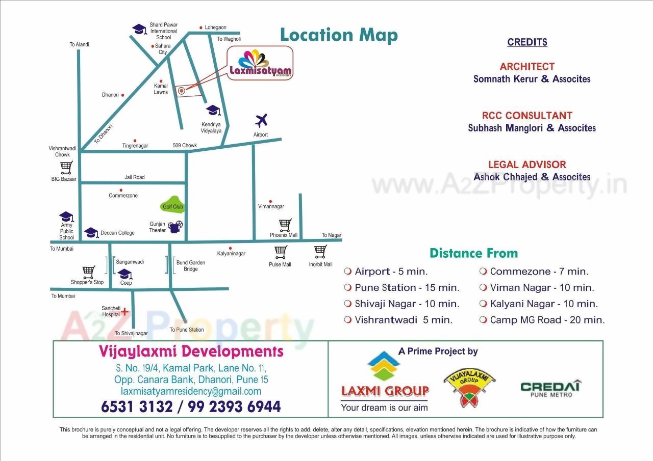  of real estate project Laxmisatyam Residency located at Dhanori, Pune, Maharashtra