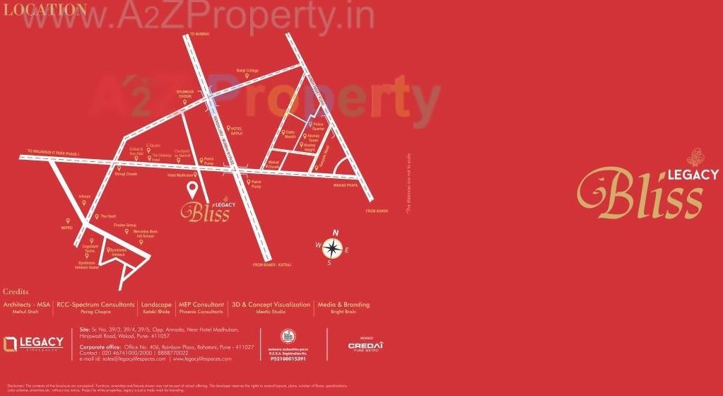 of real estate project Legacy Bliss located at Wakad, Pune, Maharashtra