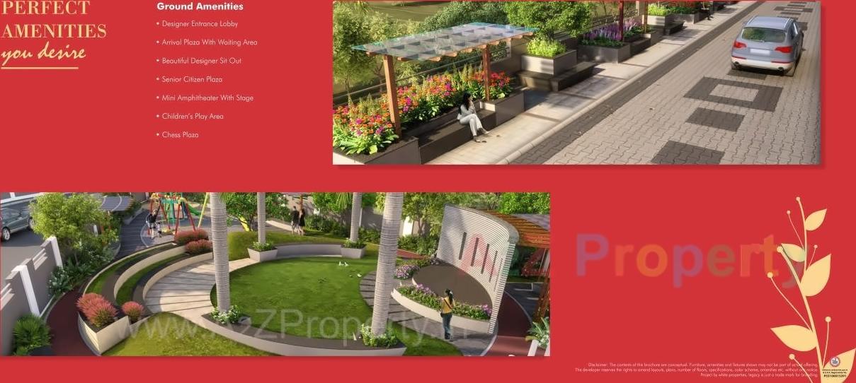 3D Elevation of real estate project Legacy Bliss located at Wakad, Pune, Maharashtra