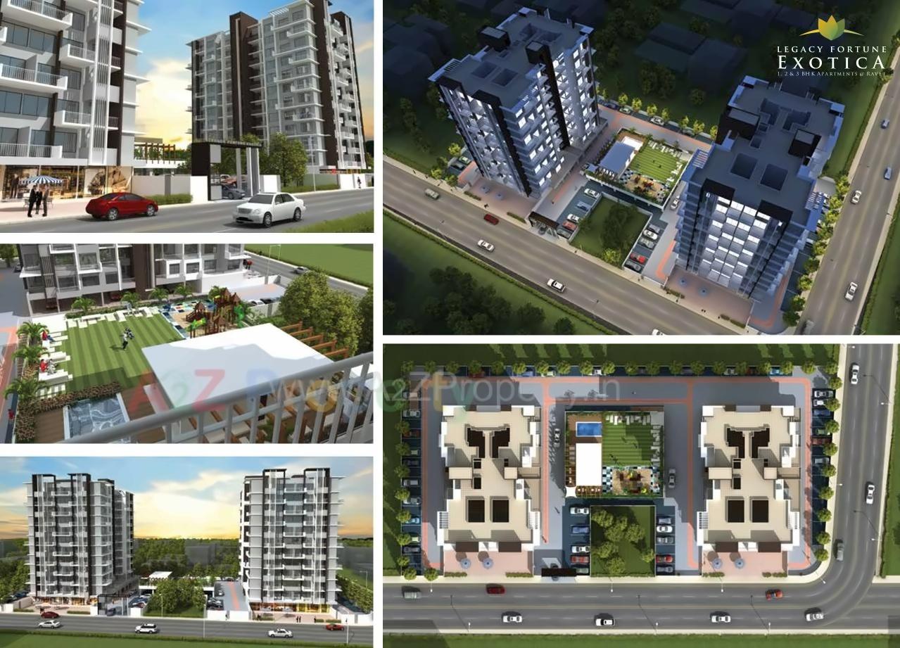 3D Elevation of real estate project Legacy Fortune Exotica located at Pimpri-chinchawad-m-corp, Pune, Maharashtra