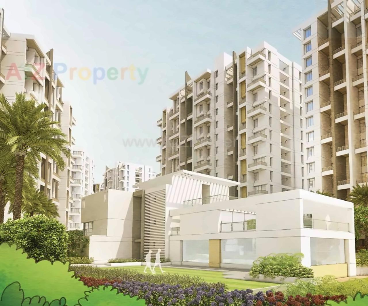 3D Elevation of real estate project Life Maxima located at Kirkatwadi, Pune, Maharashtra