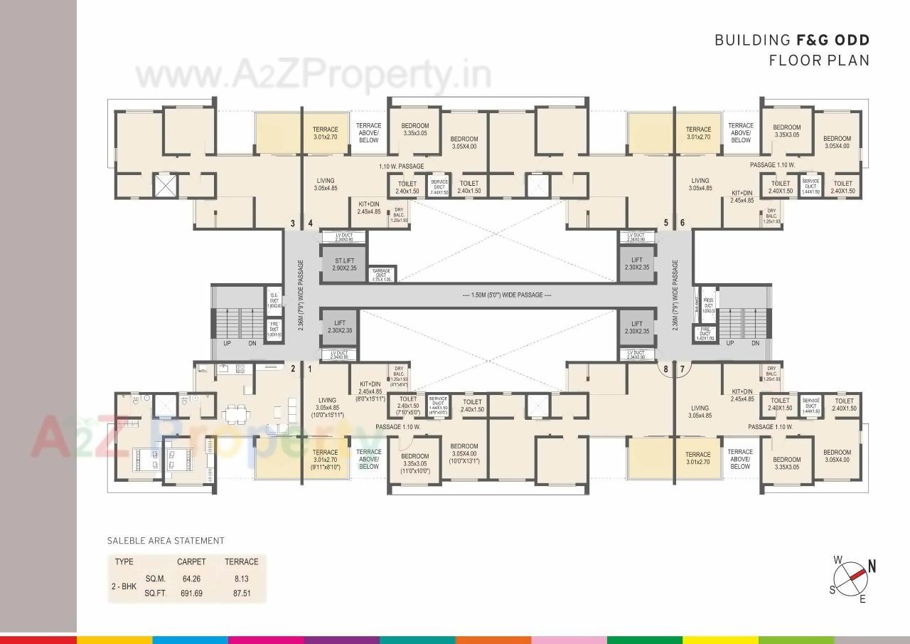 Layout of real estate project Life Republic Sector R1   1st Avenue located at Marunji, Pune, Maharashtra