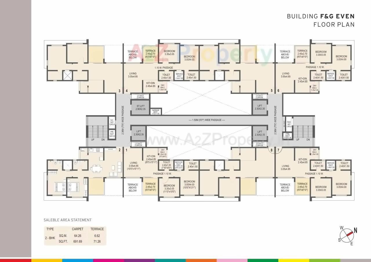 Layout of real estate project Life Republic Sector R1   1st Avenue located at Marunji, Pune, Maharashtra