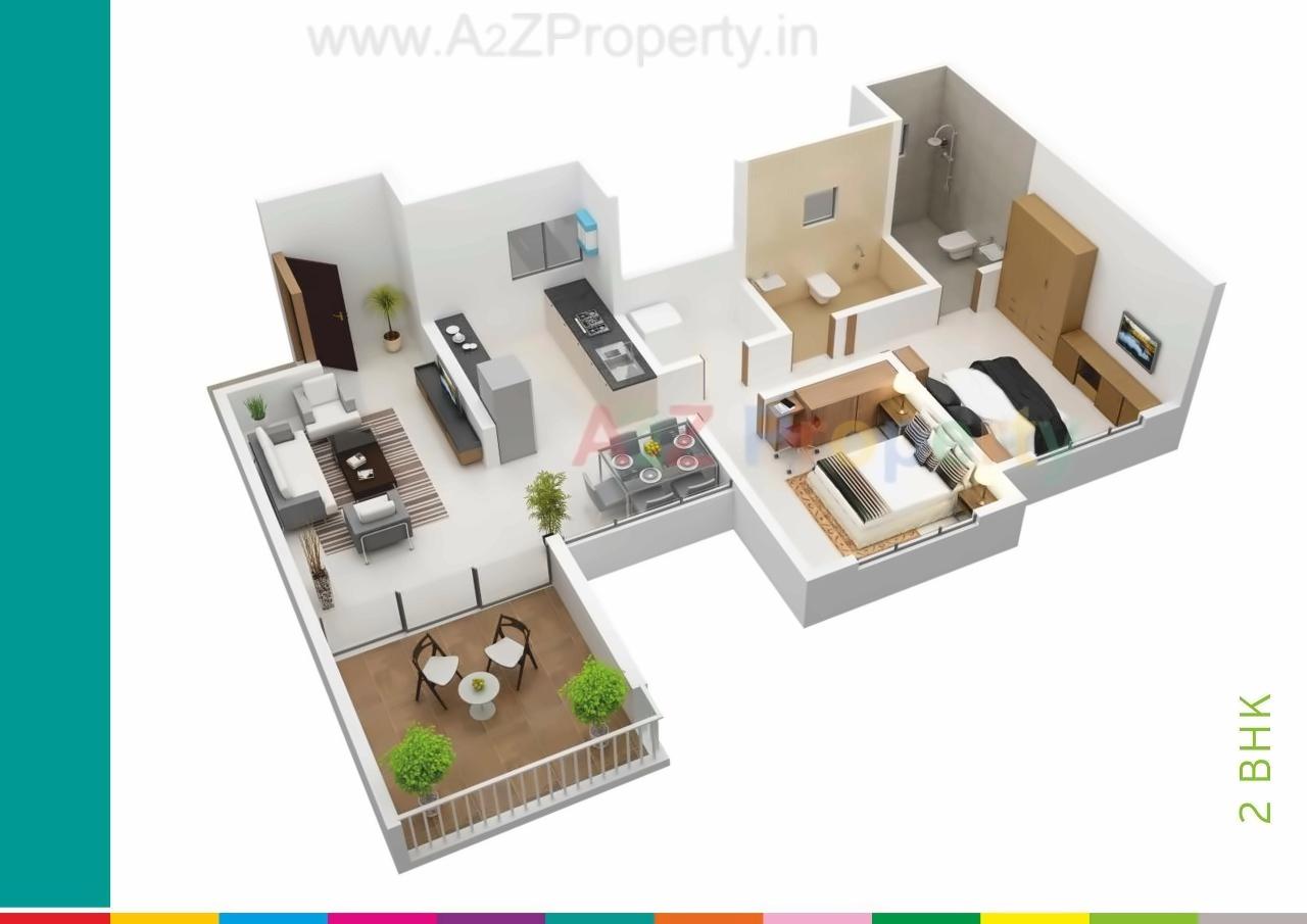 Layout of real estate project Life Republic Sector R1   1st Avenue located at Marunji, Pune, Maharashtra