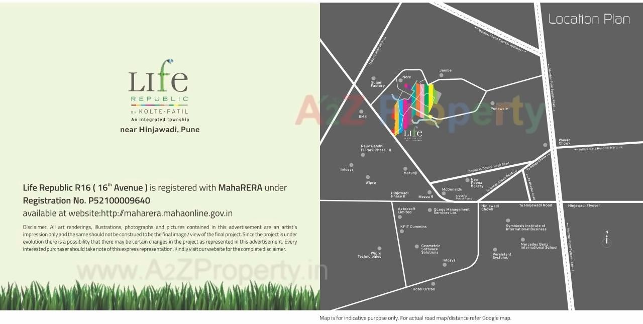  of real estate project Life Republic Sector R16   16th Avenue located at Jambe, Pune, Maharashtra