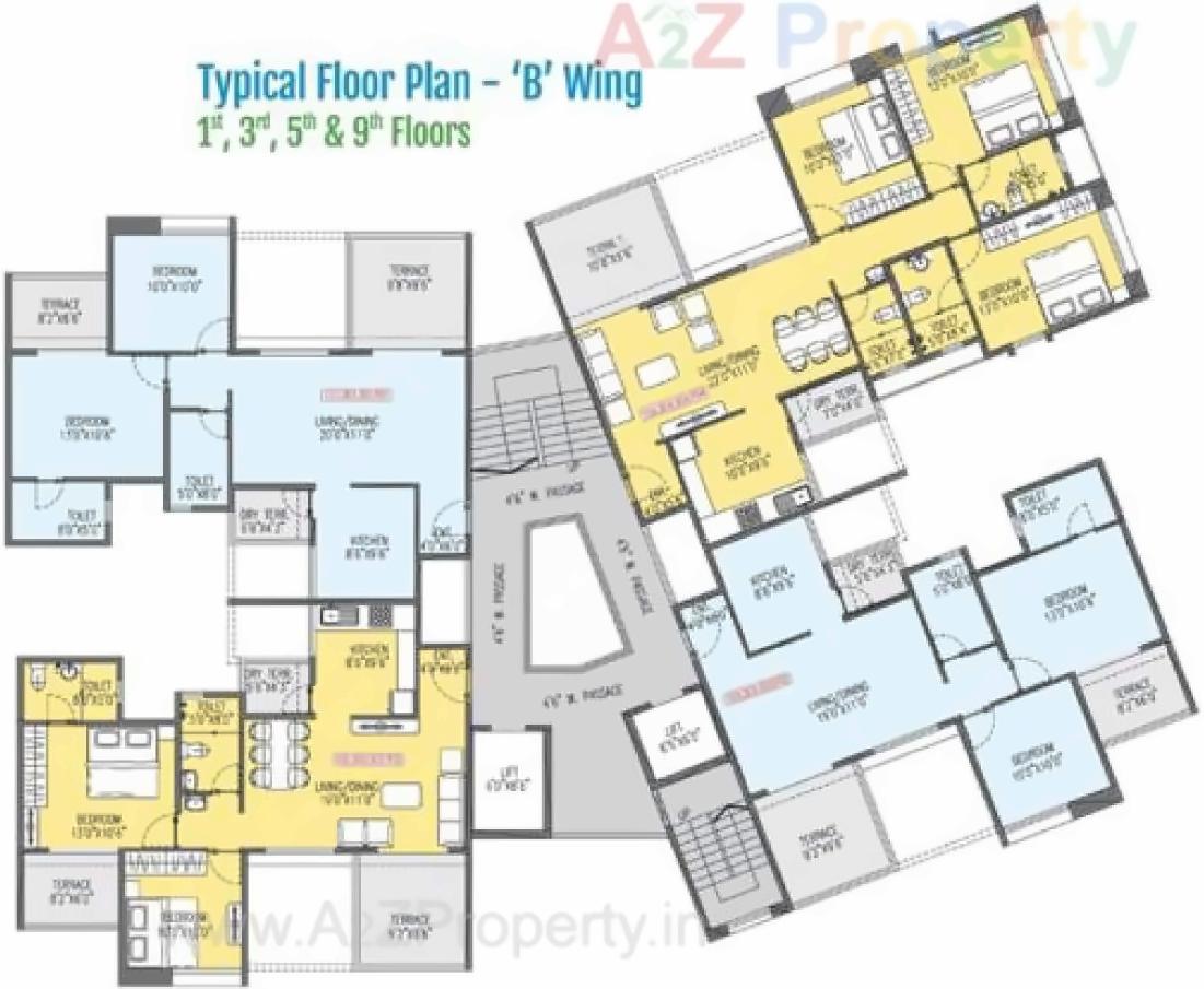 Layout of real estate project Life Ville located at Pimpale-saudagar, Pune, Maharashtra