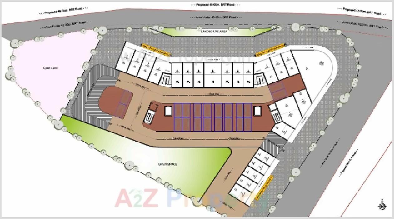 Layout of real estate project Life Ville located at Pimpale-saudagar, Pune, Maharashtra