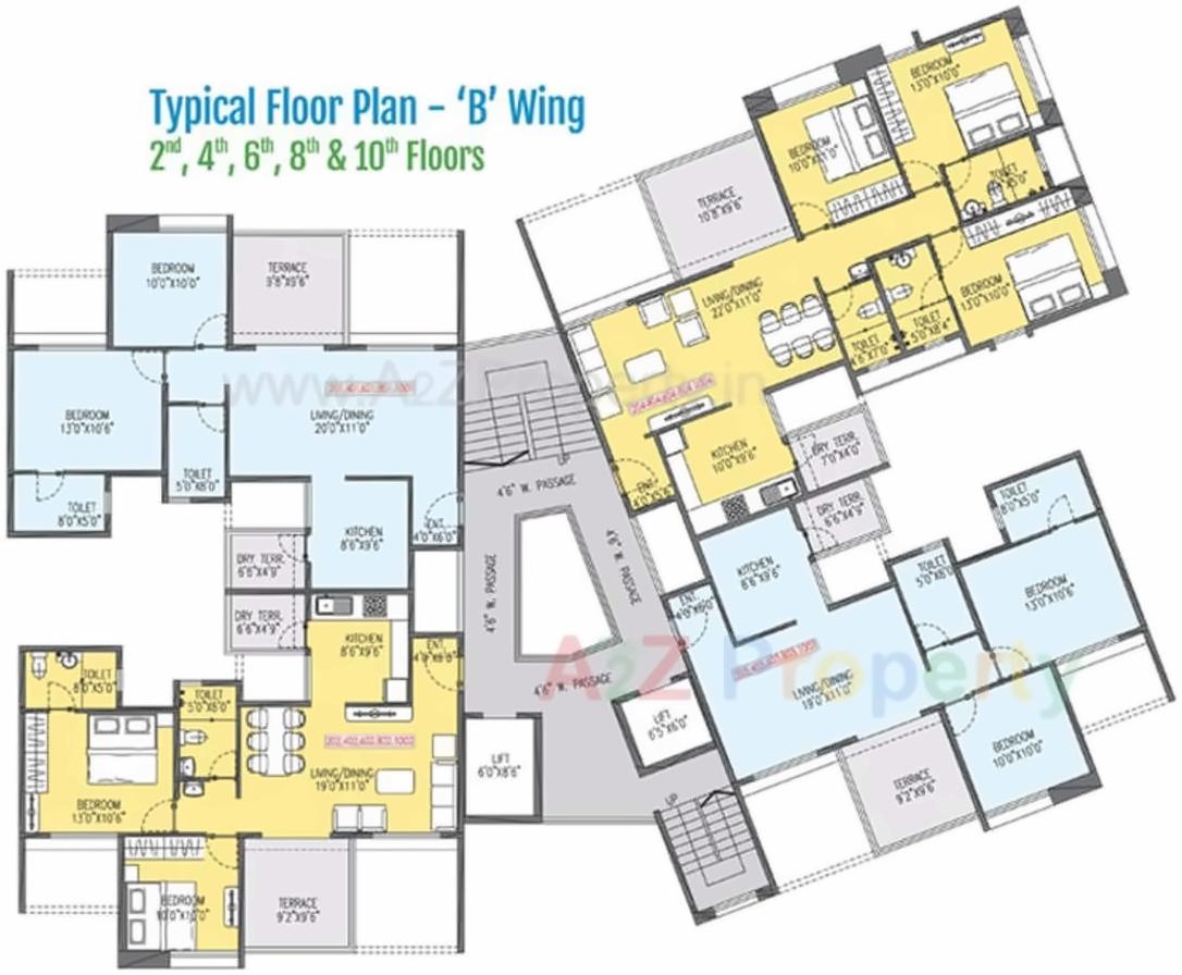 Layout of real estate project Life Ville located at Pimpale-saudagar, Pune, Maharashtra