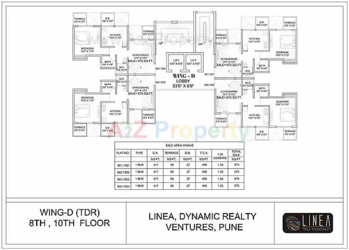 Layout of real estate project Linea located at Hadapsar, Pune, Maharashtra