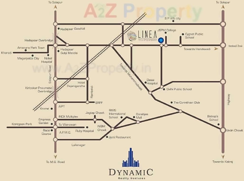  of real estate project Linea located at Hadapsar, Pune, Maharashtra