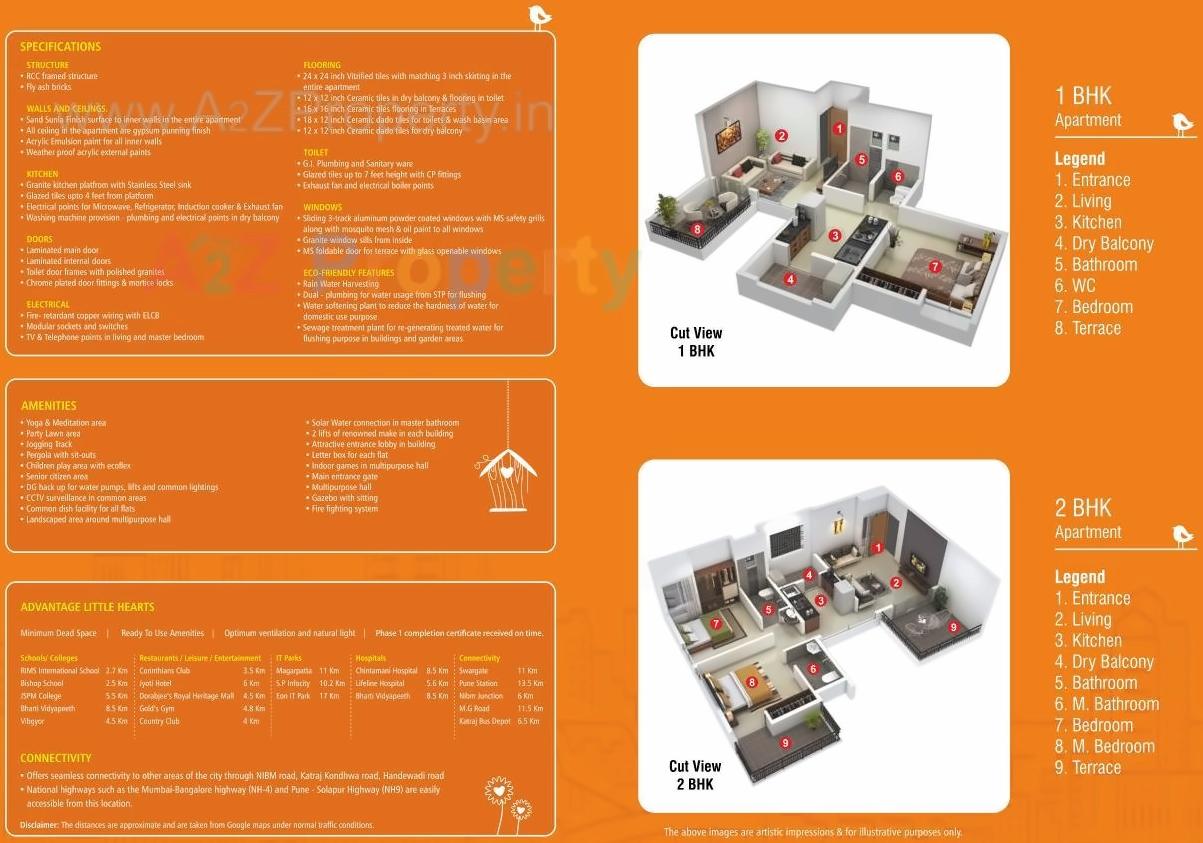  of real estate project Little Hearts located at Undri, Pune, Maharashtra