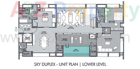 540x266_lower_level of real estate project Lodha Belmondo St  Andrews B,c,d Villa To located at Gahunje, Pune, Maharashtra