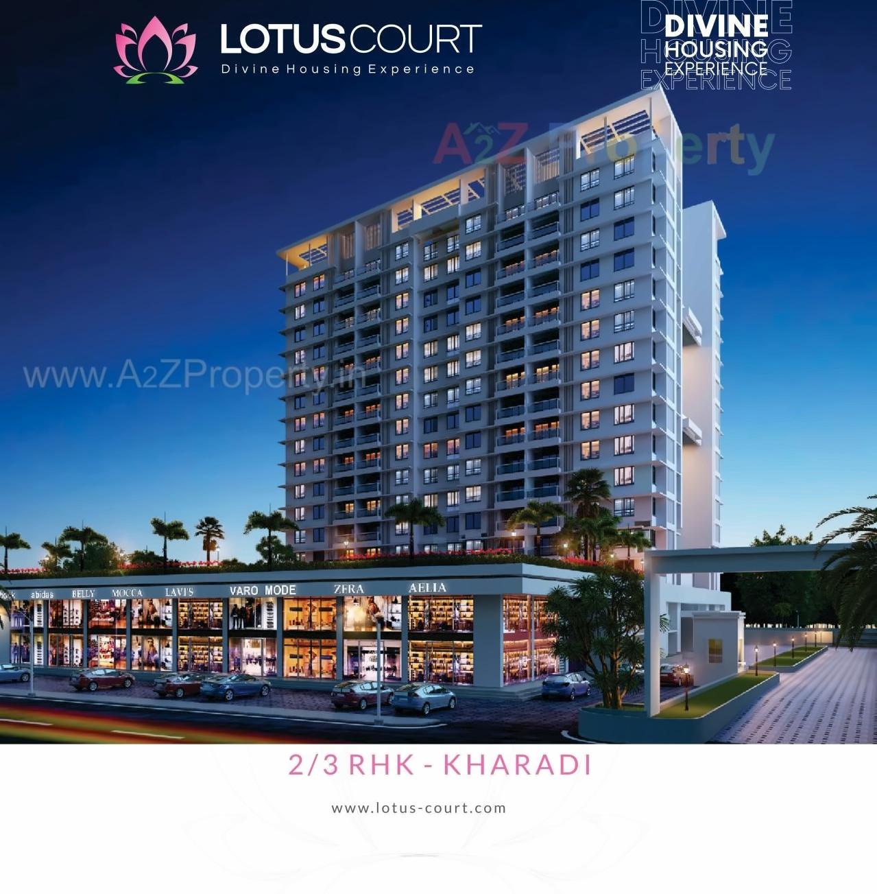 3D Elevation of real estate project Lotus Court located at Kharadi, Pune, Maharashtra