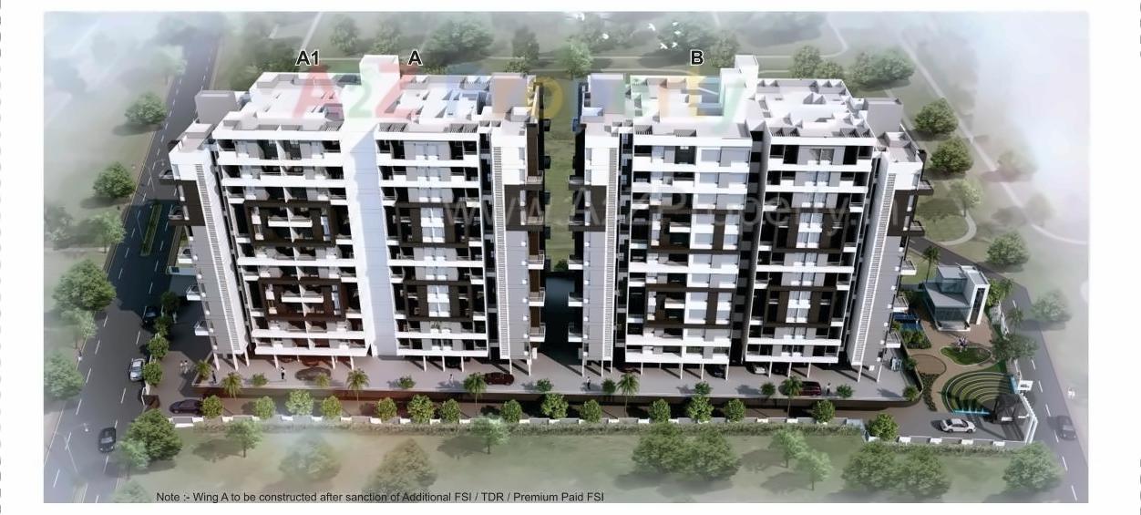 3D Elevation of real estate project Lotus Pinnacle located at Pune-cb, Pune, Maharashtra