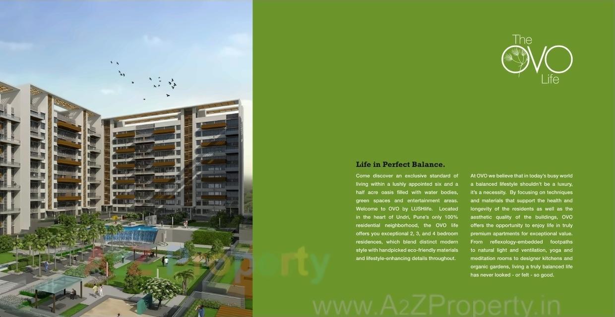 3D Elevation of real estate project Lushlife Ovo located at Undri, Pune, Maharashtra