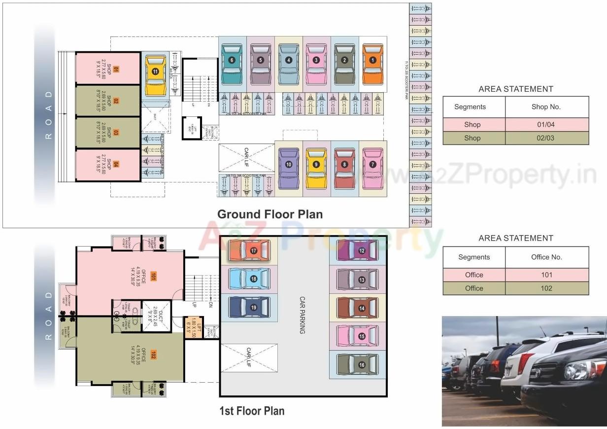 Layout of real estate project M Square Dreamland located at Kharadi, Pune, Maharashtra