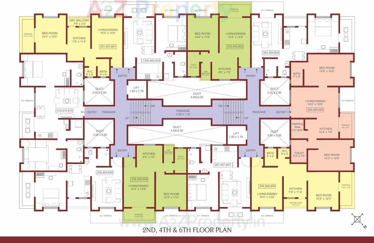 Layout of real estate project Madhupushpa located at Pirangut, Pune, Maharashtra