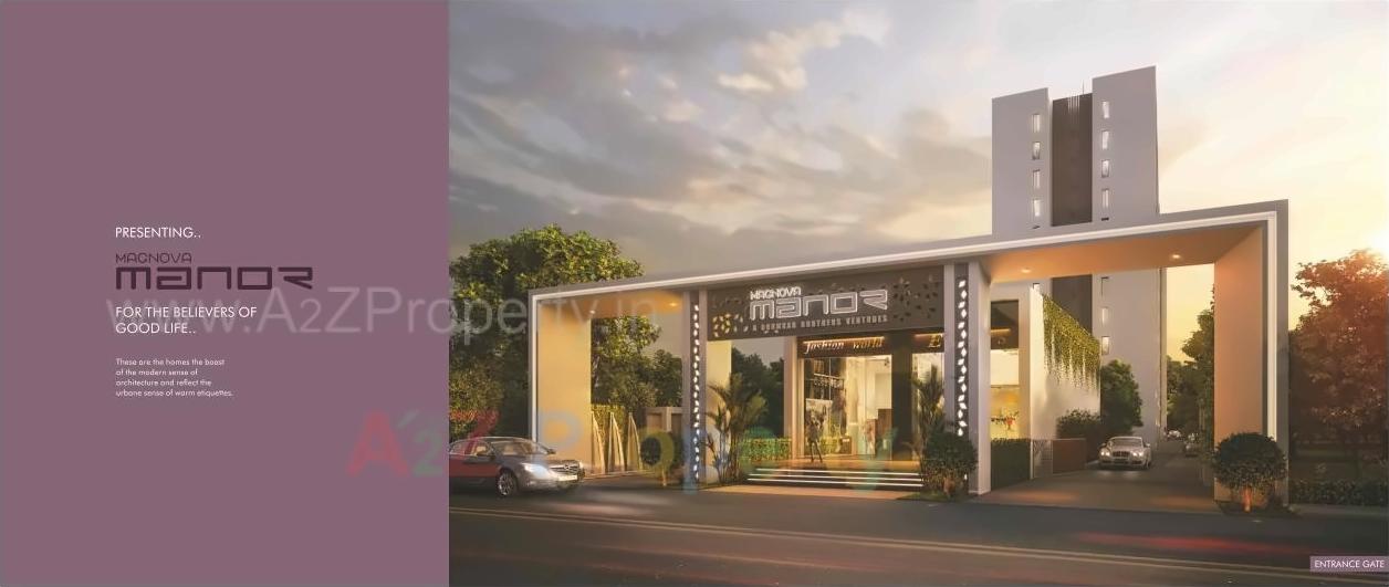 3D Elevation of real estate project Magnova Manor located at Wakad, Pune, Maharashtra