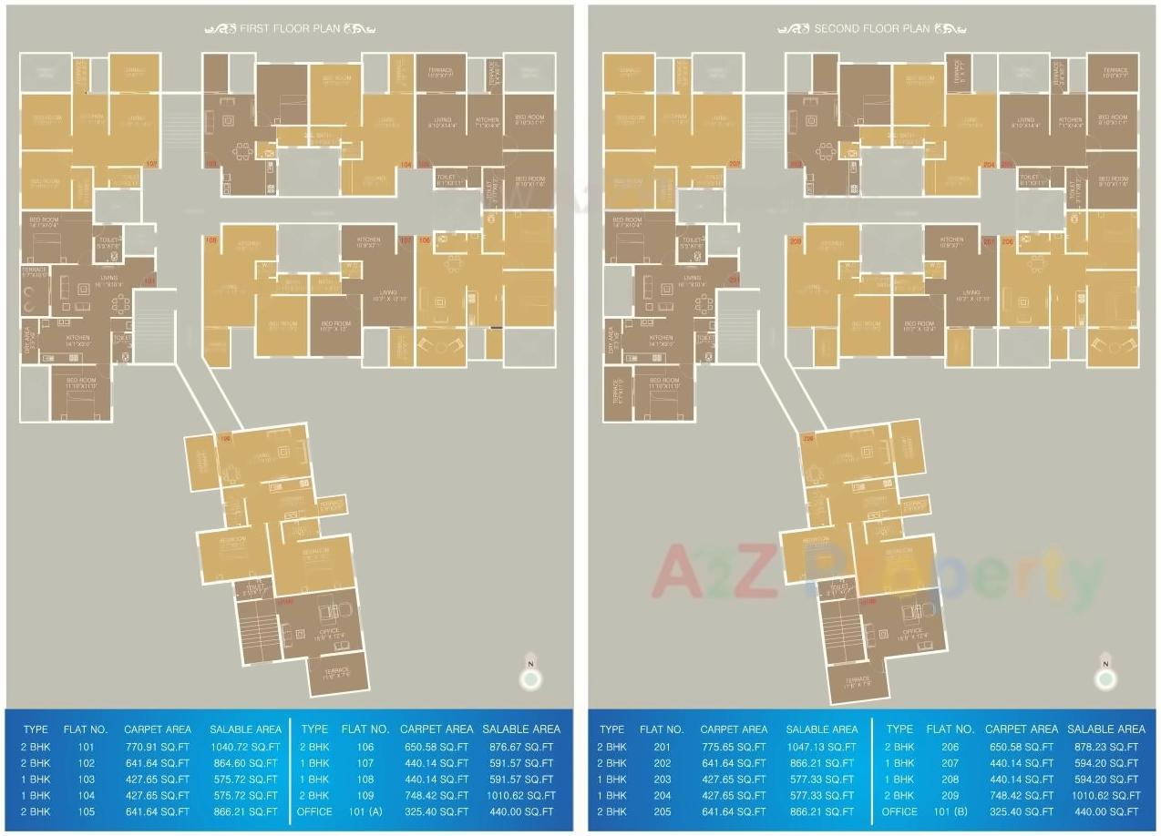 Layout of real estate project Maithili Empire located at Pimpri-chinchawad-m-corp, Pune, Maharashtra