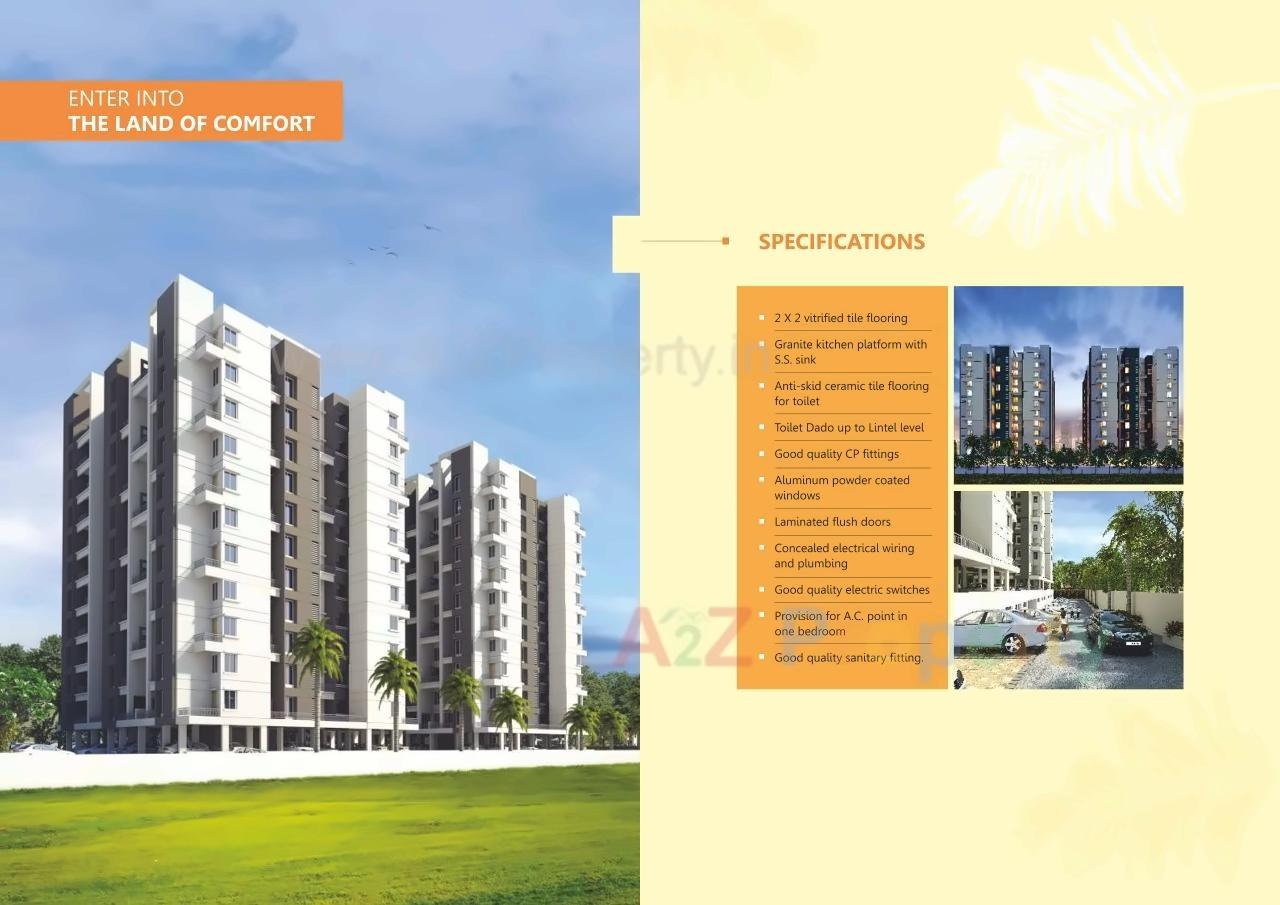 3D Elevation of real estate project Majestique Oasis located at Wagholi, Pune, Maharashtra
