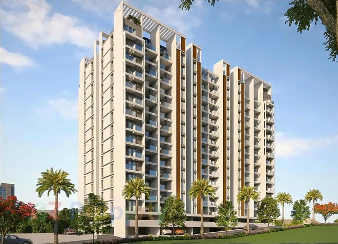 3D Elevation of real estate project Majestique Towers East located at Wagholi, Pune, Maharashtra