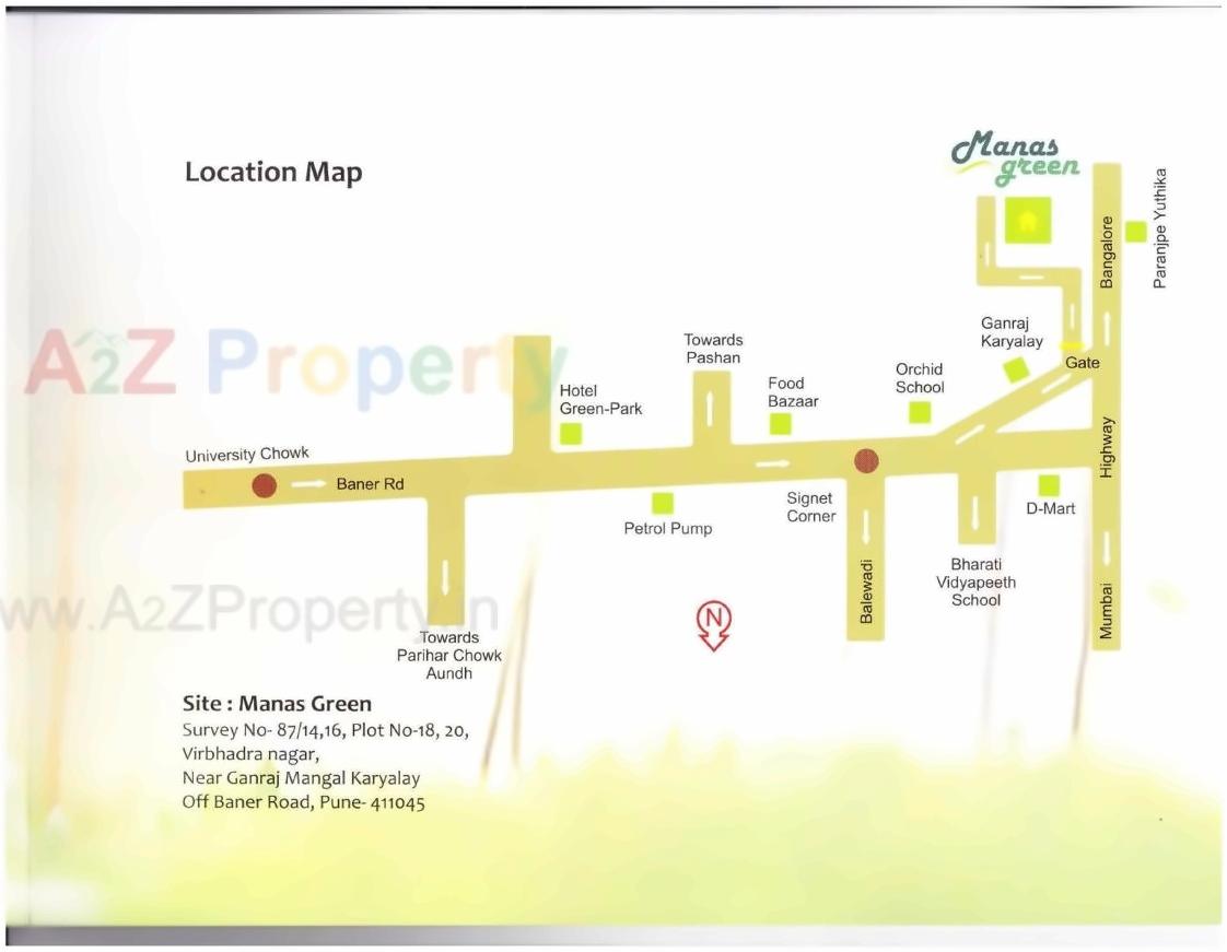  of real estate project Manas Green located at Baner, Pune, Maharashtra