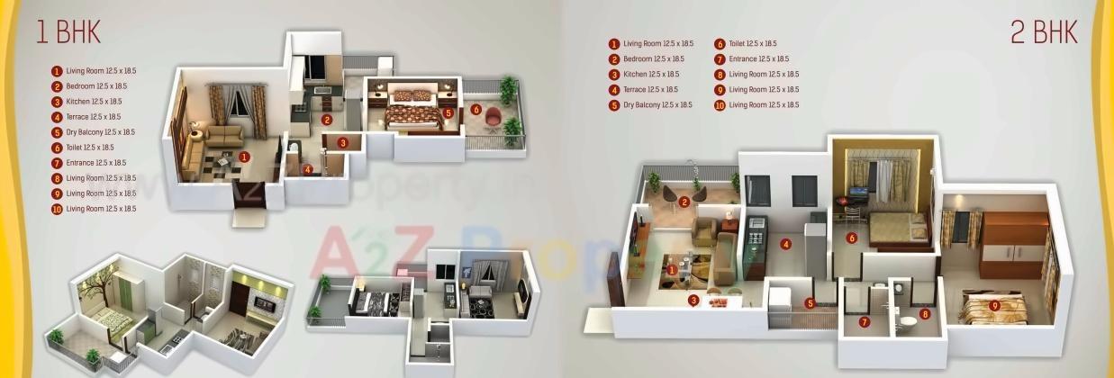 Layout of real estate project Mangal Vishwa located at Pimpri-chinchawad-m-corp, Pune, Maharashtra
