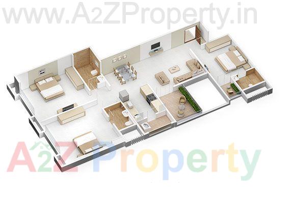 3rhk of real estate project Manik Signia located at Pune-m-corp, Pune, Maharashtra